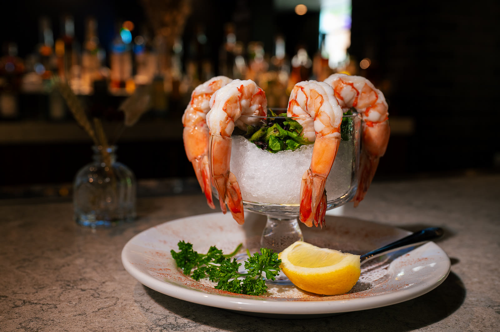 Food from Vic’s Supper Club dining menu