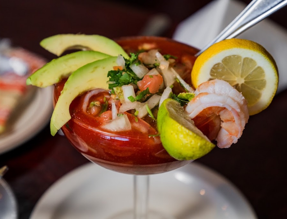 Shrimp cocktail / coctel de camarones (official Chapala’s site)