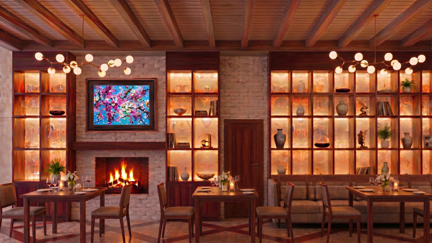 Dining room rendering for Significant Other Kitchen & Cocktails (official brand rendering)