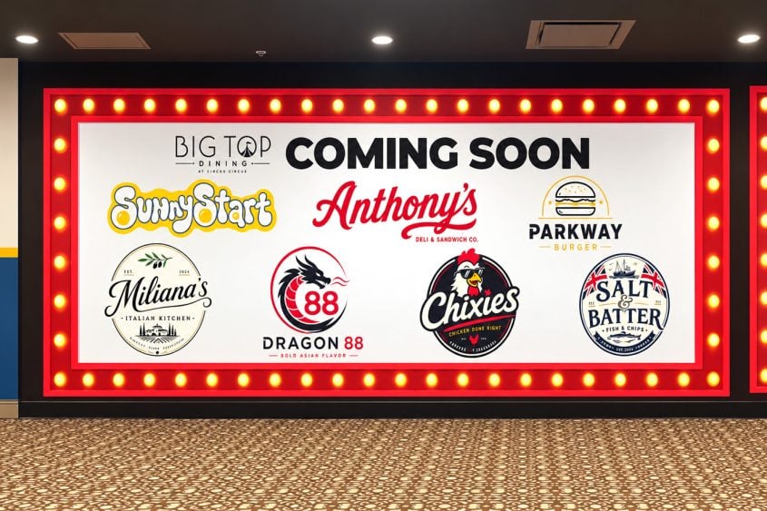 Circus Circus Big Top Food Court concept signage (via Vital Vegas)